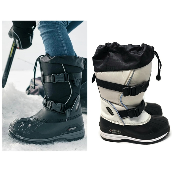 Baffin Impact Waterproof Snow Boots White & Black Women's 7 - Picture 1 of 15